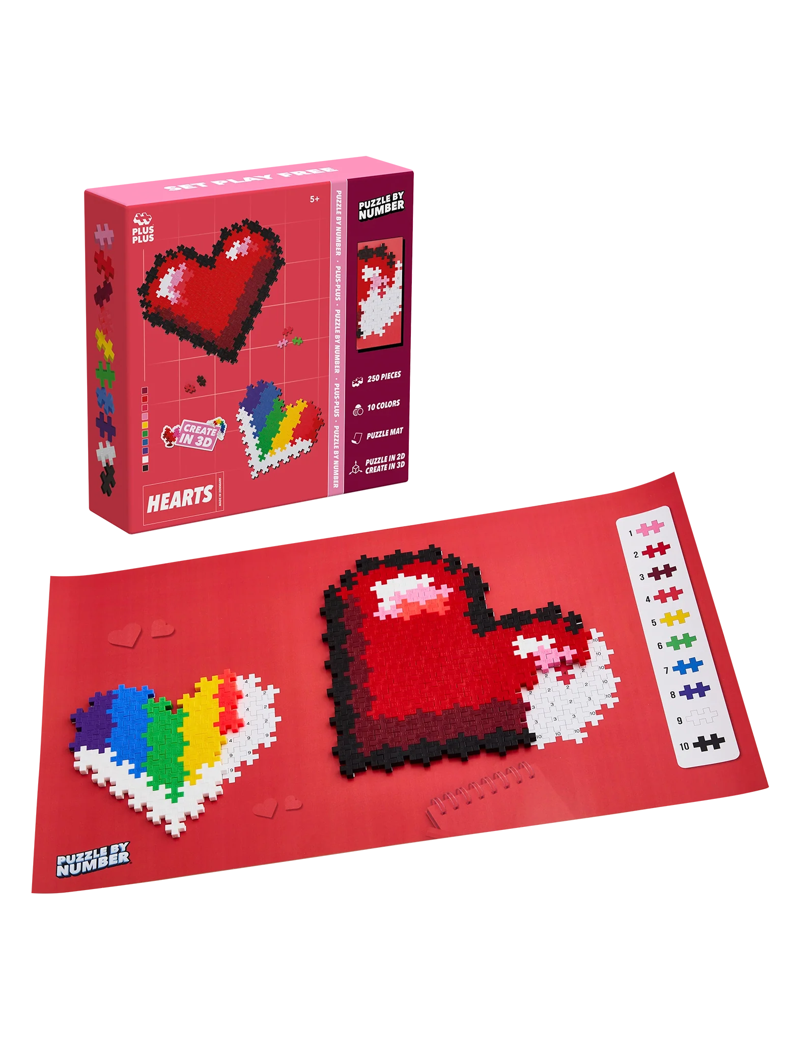 Puzzle By Number - Hearts - Image 5