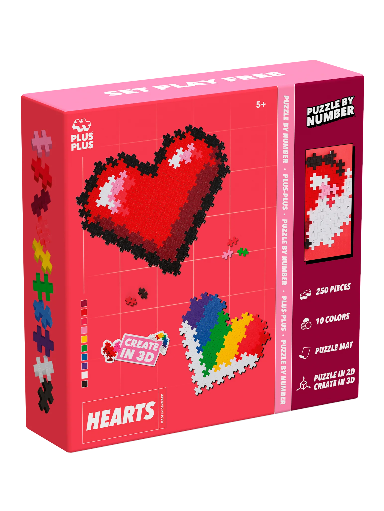 Puzzle By Number - Hearts - Image 6